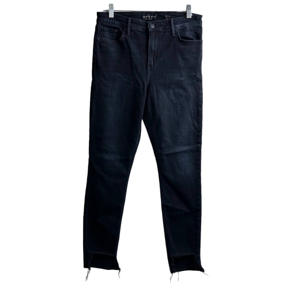 Lucky Brand Black Fray Ankle Bridgette Skinny Stretch Denim
Jeans Size 8 or 29
